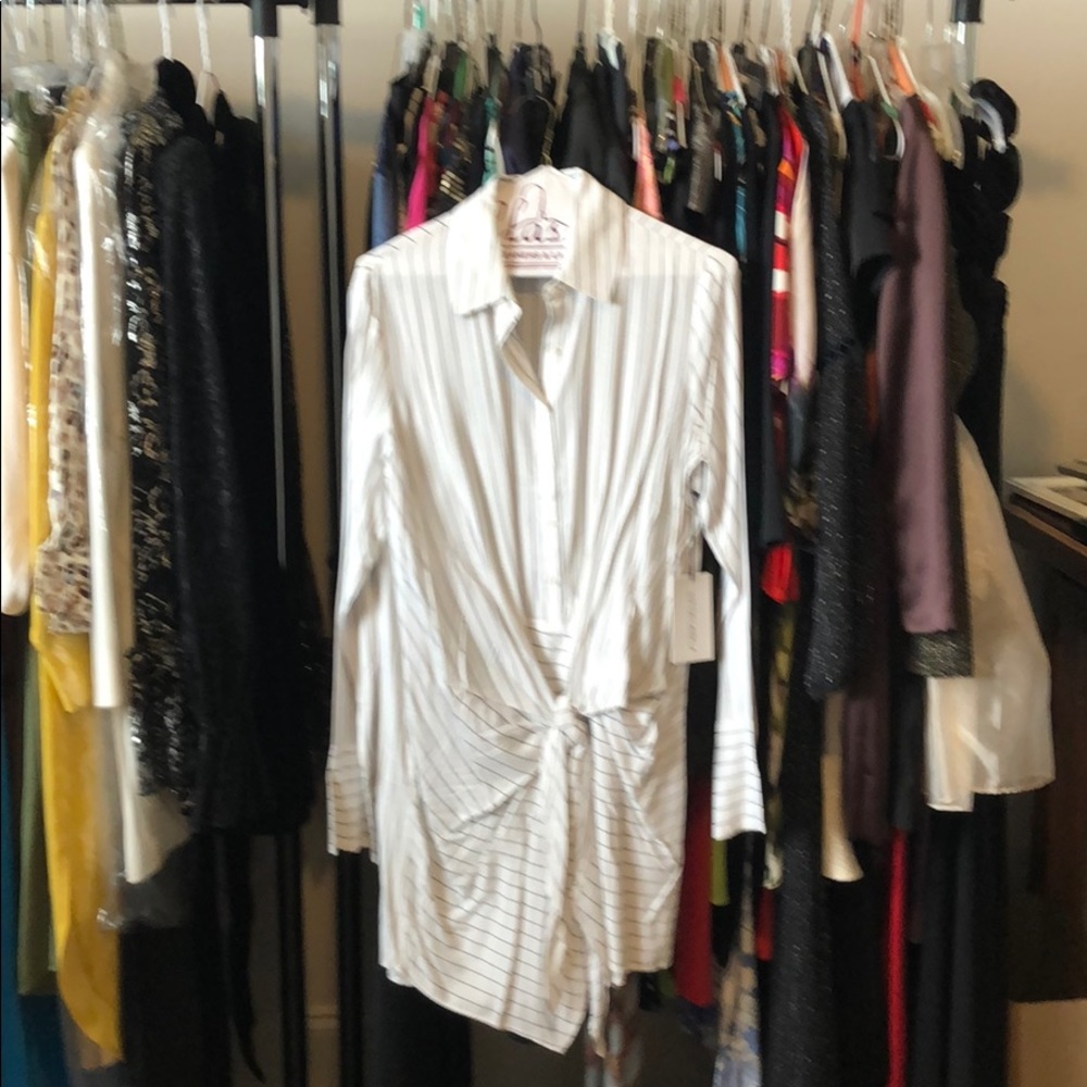 NWT Oxford wrap dress